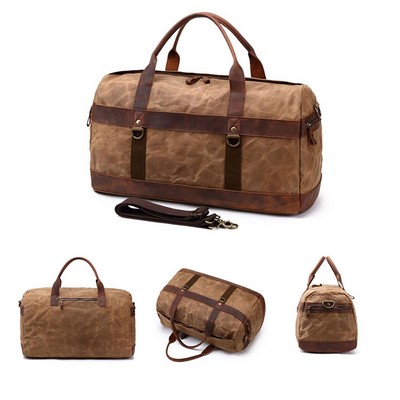 Duffel Bag Waxed Canvas Bag