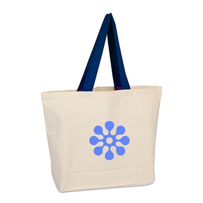 Qtees Beach Bag With Colored Handles