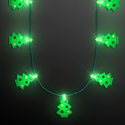 LED Christmas Trees String Light Necklace - BLANK