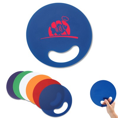 Plastic Circle Hand Fan