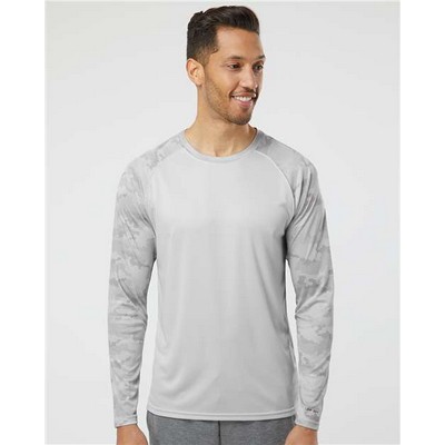 Paragon Cayman Performance Camo Color-Block Long Sleeve T-Shirt