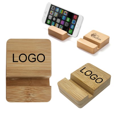 Bamboo Cell Phone Stand