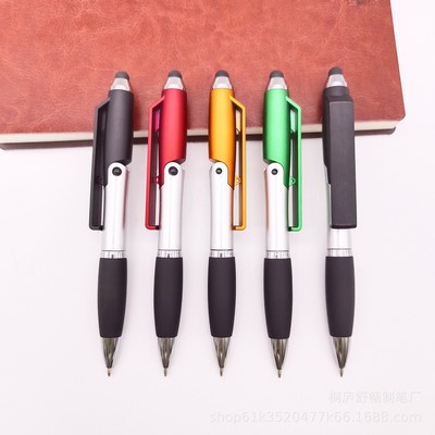 4-in-1 Multi-Purpose Stylus Pen w/Phone Stand