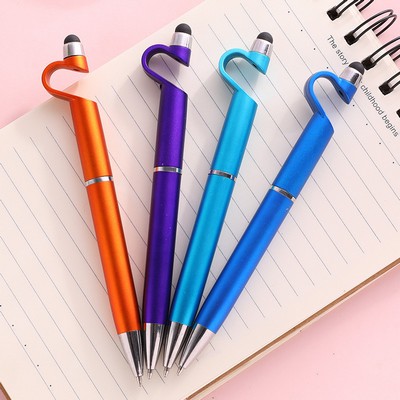 4-in-1 Stylus Banner Pen w/Phone Holder