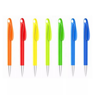 Simple Style Creative Design Twist-Cation Plastic Ballpoint Pens