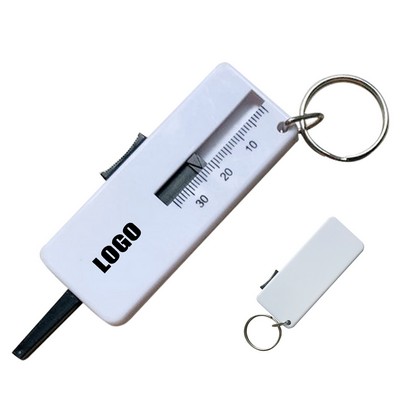 Tread Depth Gauge Key Ring