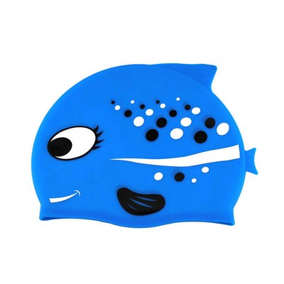 Silicone Fish Shaped Swim Cap