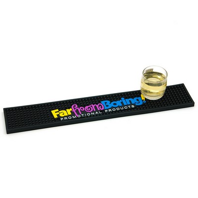 3.5"x20" PVC/Rubber Bar Mat