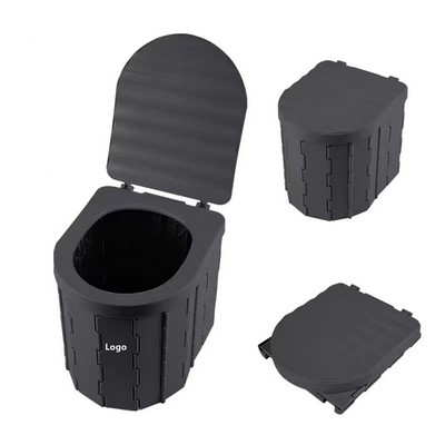 Portable Toilet for Camping Outdoor Folding Toilet with Lid