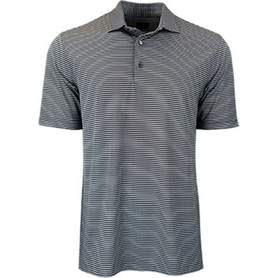 Greg Norman Freedom Micro Pique Stripe Polo