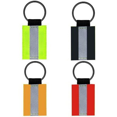 Reflective Nylon Keychain