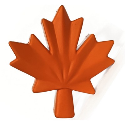 Orange Maple Leaf Stress Reliever