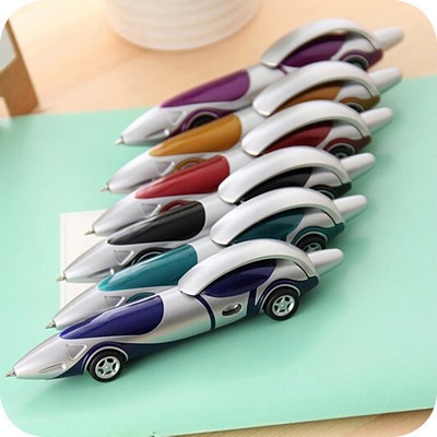 Ballpoint Pen,Funny Novelty Design Racing Car Shaped Ballpoint Pen Office Child Kid Toy Gift