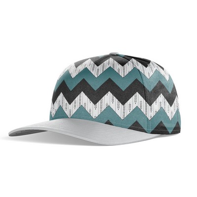 Premium Sublimation 5 Panel Cap - Polyester Twill