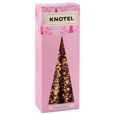 Chocolate Pretzel Rod Holiday Boxes (6 Piece) - Milk Chocolate Toffee