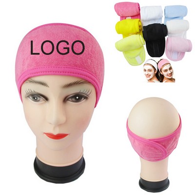 Soft Adjustable Face Wash/Spa Headband