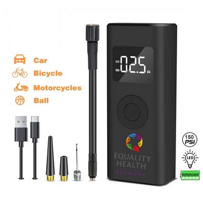 5000mAh Portable Car Tire Inflator Pump Mobile Power Bank Air Pump