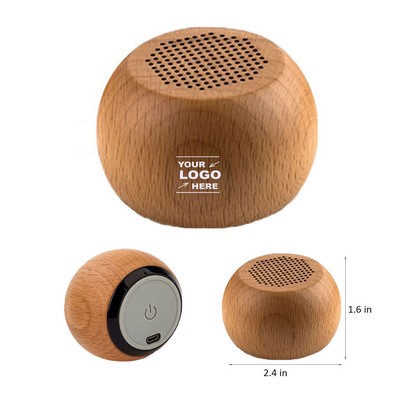 Portable Wooden Wireless Speaker