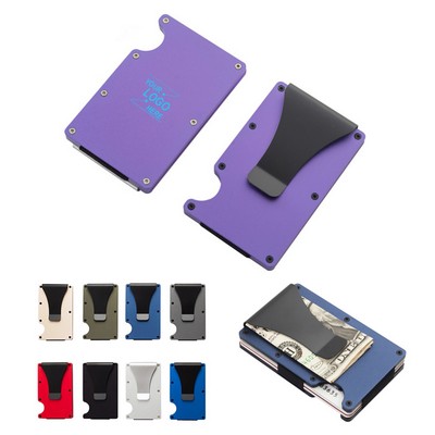 Automatic Aluminum Credit Card Holder for Adults