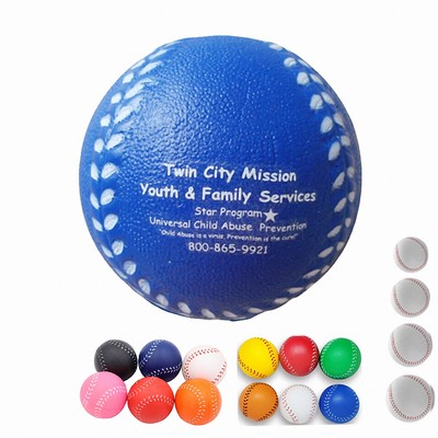 9" PU Foam Baseball Stress Reliever