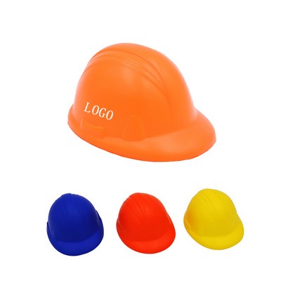 Kids Soft PU Foam Helmet-Shaped Stress Relief Squeeze Toy/Stress Ball (MOQ 500pcs)