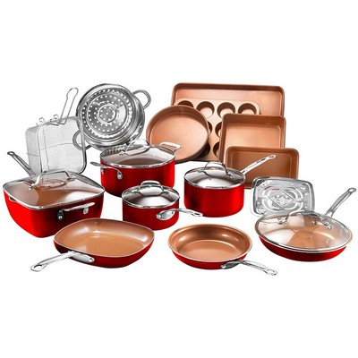 Gotham Steel 20 - Piece All in One Kitchen Cookware and Bakeware Set