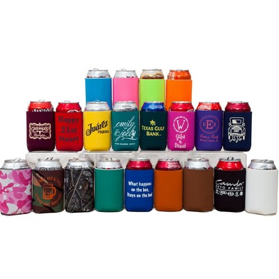 Custom Foam Kan Tastic Can Kooler With Multi Color Choices