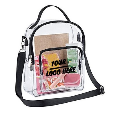 PVC Transparent Satchel Hand Bag