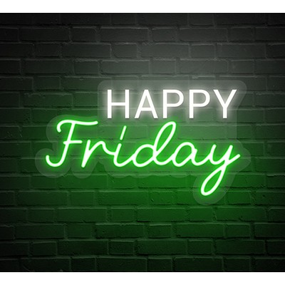 Happy Friday Neon Sign