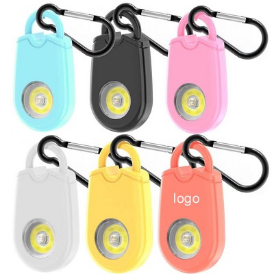 Personal Security Alarm Keychain with LED Light