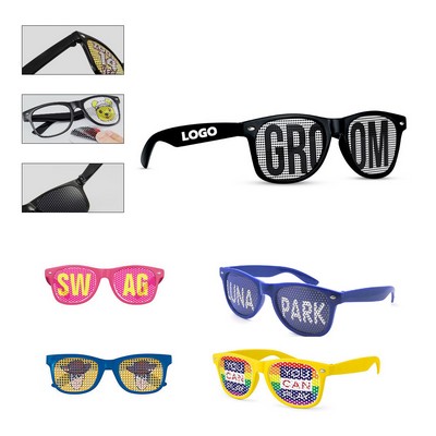 Party Funny Pinhole Sunglasses