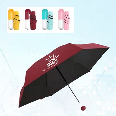 UV-Protected Capsule Design Umbrellas