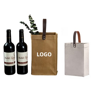 Reusable Double Wine Carrier Bag