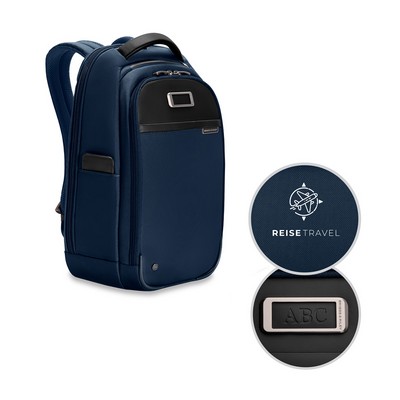 Briggs & Riley @Work Slim Backpack - Navy