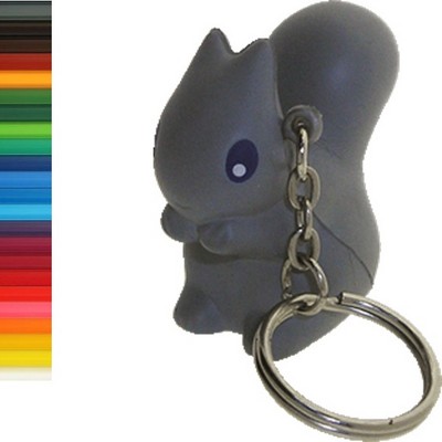 Squirrel Stress Ball Keychain