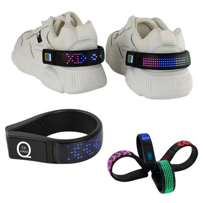 Led Luminous Magic Screen Shoe Clip