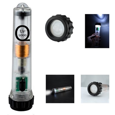 Hand Operated Flashlight