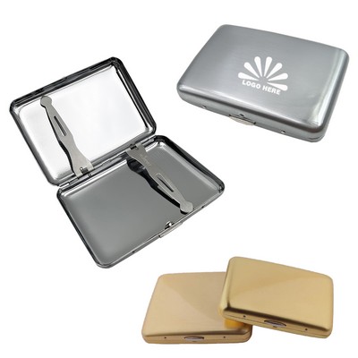 Portable Metal Moisture-proof Cigarette Case