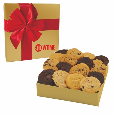 Gourmet Cookie Gift Box with 2" Cookies - Assorted