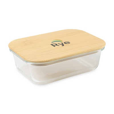 2 Cup Bamboo Storage Container - Bamboo