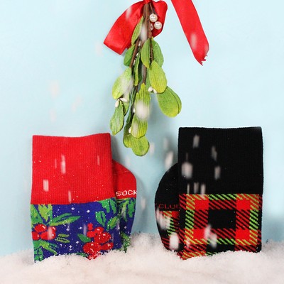 Dress Holiday Socks - Refined Festivity for Seasonal Celebrations - American Made