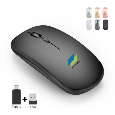 Wireless Computer Mouse 2.4G Slim Cordless Silent Design