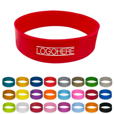 Customized Large Silicone Wristbands