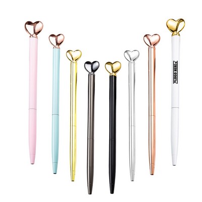 Heart Shaped Metal Pen