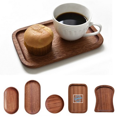 5-Piece Wooden Serving Tray Set