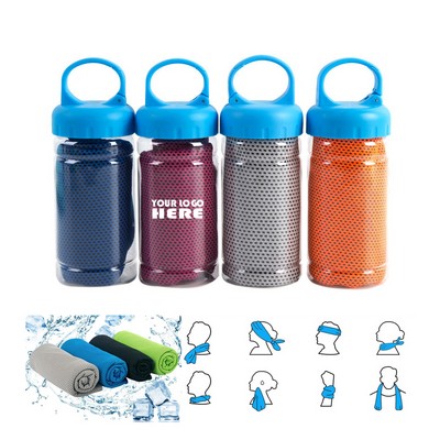 Cooling Towel With Bottle