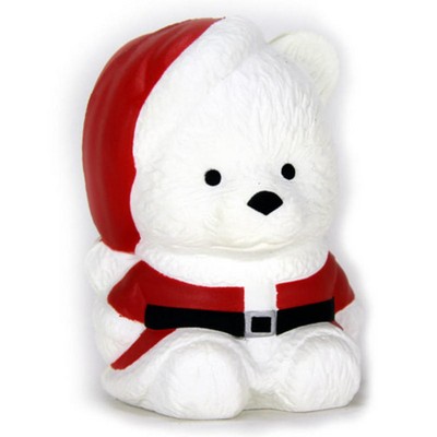 Squishy Christmas Teddy Dog Shape Stress Ball