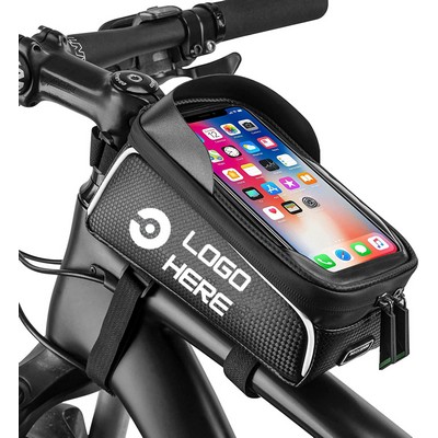 Bicycle Reflective Strip Frame Phone Bag