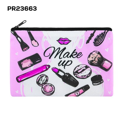 Full Color Canvas Zippered Pouch