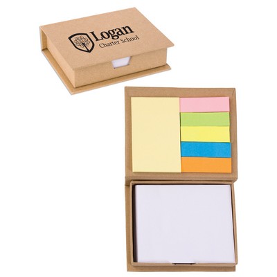 Prime Line Eco-Recycled Sticky Note Memo Case